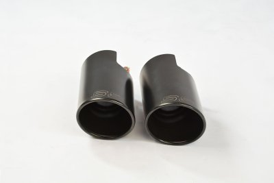 Sada koncovek výfuku, pravá ∅100 mm - levá ∅100 mm "Gun Metal Grey" Supersprint 248656