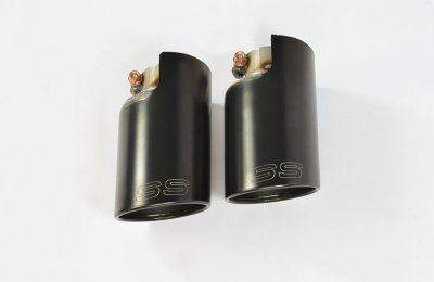 Sada koncovek výfuku, pravá ∅100 mm - levá ∅100 mm "Gun Metal Grey" Supersprint 248656