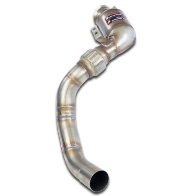 Turbo downpipe kit + metalický katalyzátor levý (pro použití s originálním cat-back výfukovým systémem) Supersprint 526941