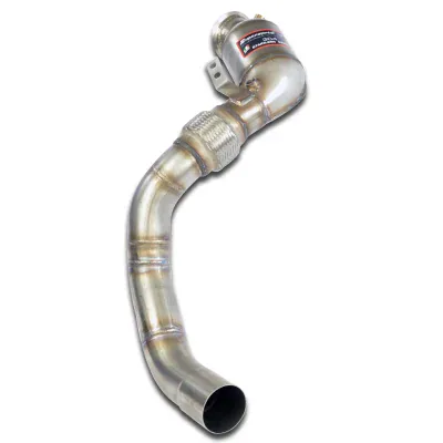 Turbo downpipe kit + metalický katalyzátor levý (pro použití s originálním cat-back výfukovým systémem) Supersprint 526941