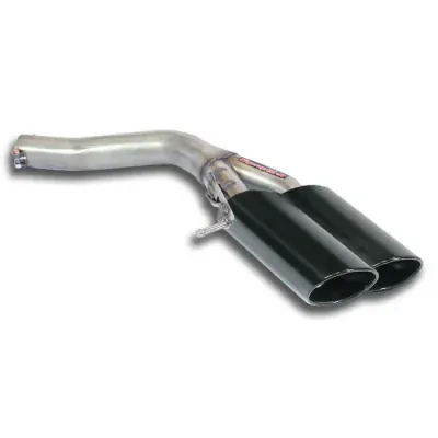 Zadní trubka pravá 100x75 mm "Gun Metal Grey" (odstranění tlumiče) Supersprint 769677