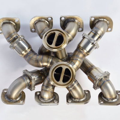 Manifold Right + Left STEEL 310Sfor OEM turbo charger Supersprint 529201