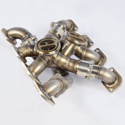 Manifold Right + Left STEEL 310Sfor OEM turbo charger Supersprint 529201