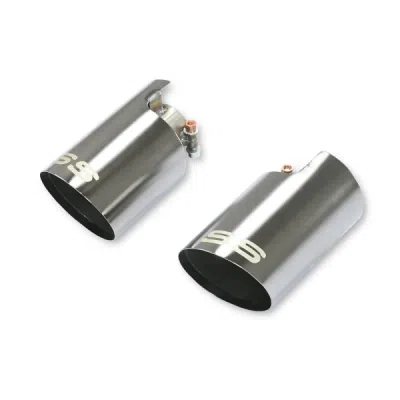 Sada koncovek výfuku "Race-Gun Metal Grey", pravá ∅100 mm - levá ∅100 mm Supersprint 816074