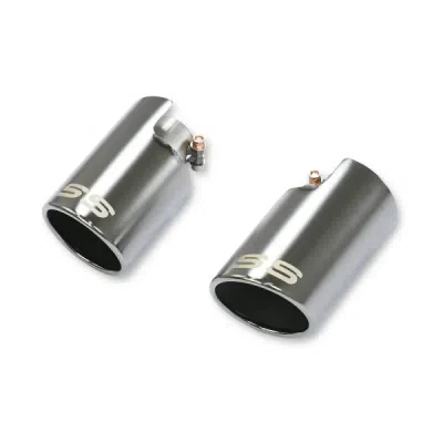 Sada koncovek výfuku, pravá ∅100 mm – levá ∅100 mm "Gun Metal Grey" Supersprint 816054