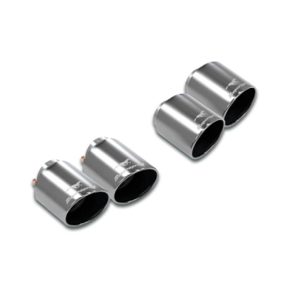 Endpipe kit "Gun Metal Grey" - Rolled end, OO120 Right - OO120 Left Supersprint 525224