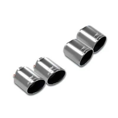 Endpipe kit "Gun Metal Grey" - Rolled end, OO120 Right - OO120 Left Supersprint 525224
