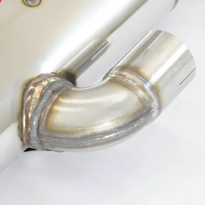 Rear exhaust with valve OO90 Right - OO90 Left "Gun Metal Grey" Supersprint 832836