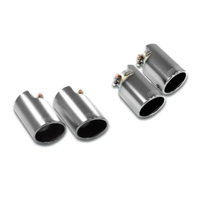 Sada koncovek výfuku, pravá ∅100 mm - levá ∅100 mm "Gun Metal Grey" Supersprint 249956