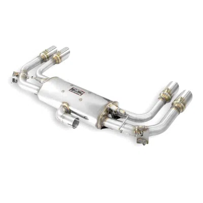 Rear exhaust with valve Right - Left for the Stock end tips Supersprint 832834