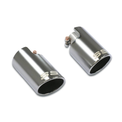 Sada koncovek výfuku, pravá ∅100 mm – levá ∅100 mm "Gun Metal Grey" Supersprint 833354