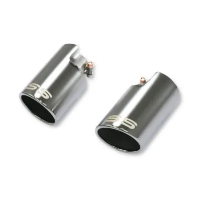 Sada koncovek výfuku, pravá ∅100 mm – levá ∅100 mm "Gun Metal Grey" Supersprint 833354