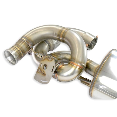 Rear exhaust "Race" right - left with valve Supersprint 443254