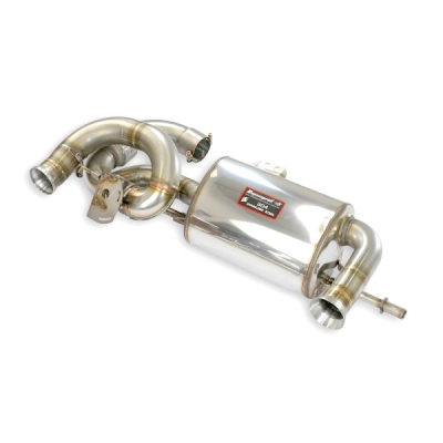 Rear exhaust "Race" right - left with valve Supersprint 443254