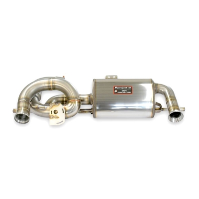 Rear exhaust "Race" right - left with valve Supersprint 443254