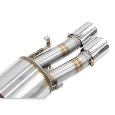 Mid-pipe kit + rear muffler 2 Ov. 90x70 Supersprint 173307