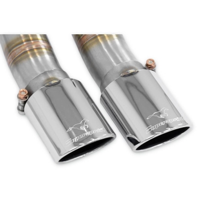 Mid-pipe kit + rear muffler 2 Ov. 90x70 Supersprint 173307