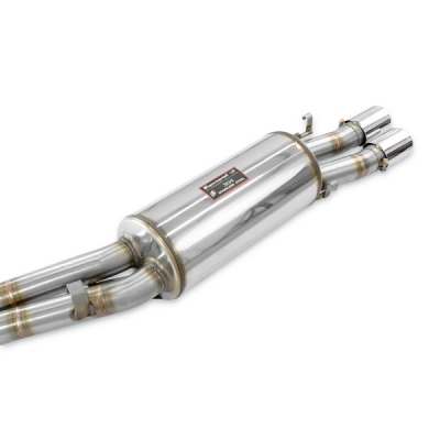 Mid-pipe kit + rear muffler 2 Ov. 90x70 Supersprint 173307