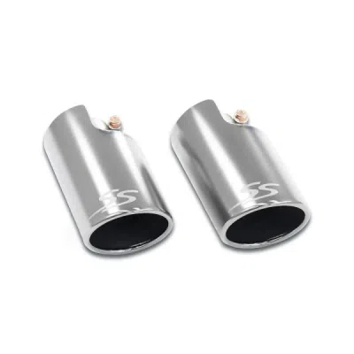 Sada koncovek výfuku, levá ∅100 mm "Gun Metal Grey" Supersprint 247076