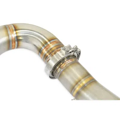 Downpipe pravý + první katalyzátor 200CPSI – nahrazuje druhý katalyzátor Supersprint 725421