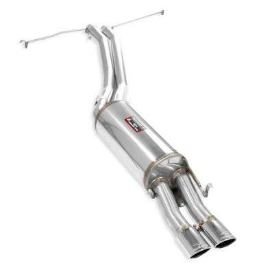Mid-pipe kit + rear muffler 2 Ov. 90x70 Supersprint 173307