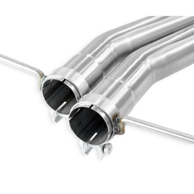 Mid-pipe kit + rear muffler 2 Ov. 90x70 Supersprint 173307