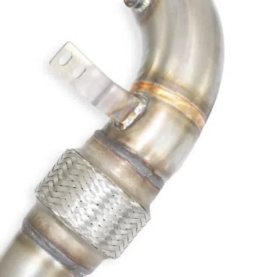 Turbo downpipe kit, pravá-levá (nahrazuje první a druhý katalyzátor) (třetí katalyzátor zůstává zachován) Supersprint 528111