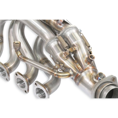Manifold Right + LeftFor OEM catalytic converter(Replaces pre-catalytic) Supersprint 392431