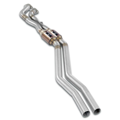 Front Metallic catalytic converter right - left + "X-Pipe" Supersprint 781932