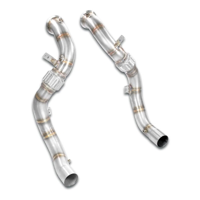 Turbo downpipe kit, pravá - levá (nahrazuje katalyzátoy) (kompatibilní s originálním cat-back výfukem) Supersprint 526911