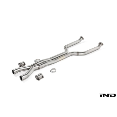 Front pipes kit Right - Left + "X-Pipe"Deletes tertiary catalytics Supersprint 529252
