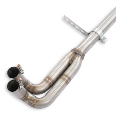Y-Pipe, non resonated "floor pedals" Supersprint 010442