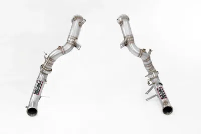 Downpipe kit Right + Left(Replaces catalytic converter + GPF)With bungs for the pressure sensor / EGT Supersprint 725911