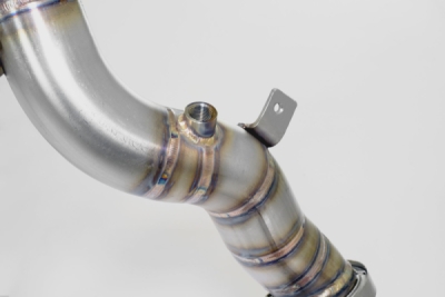 Downpipe Right + Metallic catalytic converter(Replaces pre-catalytic converter + GPF)With bungs for the pressure sensor / EGT Supersprint 725961