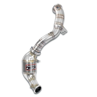 Downpipe kit Left with secondary catalytic (Deletes the Pre-kat) Supersprint 725881