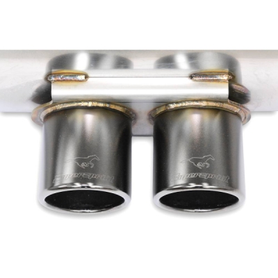 Koncový díl výfuku ∅90mm "Gun Metal Grey" barva kovová šedá (Race) Supersprint 245926