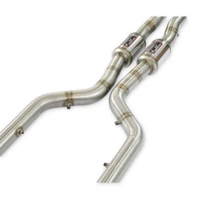 Front exhaust Right - Left + "X-Pipe"Deletes tertiary catalytics and OPF Supersprint 529202