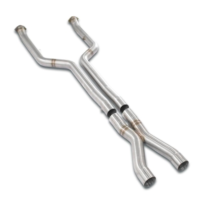 Front pipes kit Right - Left + "X-Pipe"Deletes tertiary catalytics and OPF Supersprint 529212