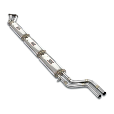 Front + centre exhaust Left (3 Silencers) Supersprint 394633