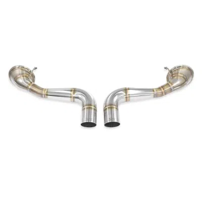 Rear pipe kit Right - Left "Megaphone" OO100(Muffler delete) Supersprint 862314