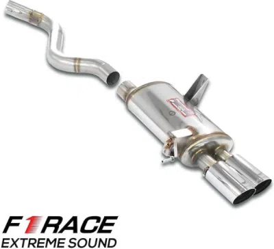 Zadní díl výfuku "F1 Race LIGHWEIGHT" pravý 80mm, Supersprint 045354