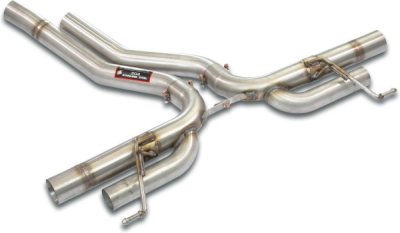 Rear pipe Right - Left(Muffler delete) Supersprint 350964
