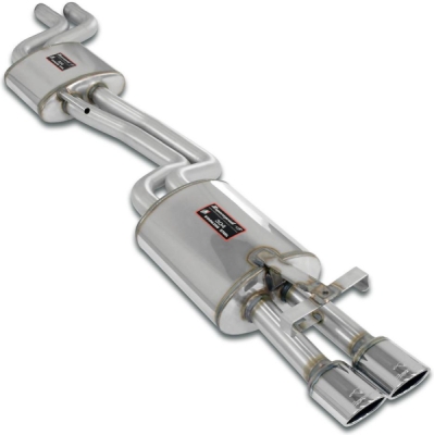 Centre + Rear exhaust 2 + Endpipe 95x75 (For AMG bumper) Supersprint 173628