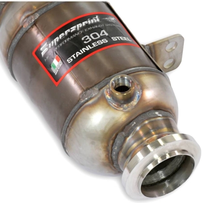 Levý downpipe s metalickým katalyzátorem Supersprint 722641
