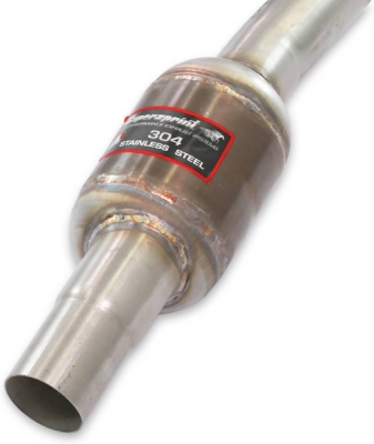 Downpipe pravý + kovový katalyzátor (nahrazuje pre-kat) pro vozy s pravostranným i levostranným řízením Supersprint 722361