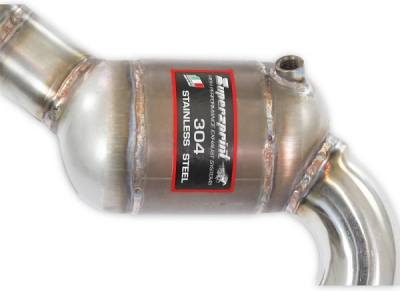 Levý downpipe s metalickým katalyzátorem Supersprint 771341