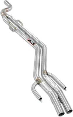 Centre "Y-Pipe" section Ø70mm - 2 x Ø54mm Supersprint 042033