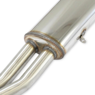 Front exhaust + Centre exhaust Right (2 Silencers)Available on demand Supersprint 390943