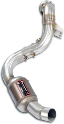 Downpipe Left + Metallic catalytic converterDeletes the primary catalytic Supersprint 724691