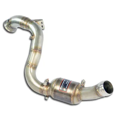 Downpipe levý s metalickým katalyzátorem (nahrazuje první katalyzátor + OPF) Supersprint 725281